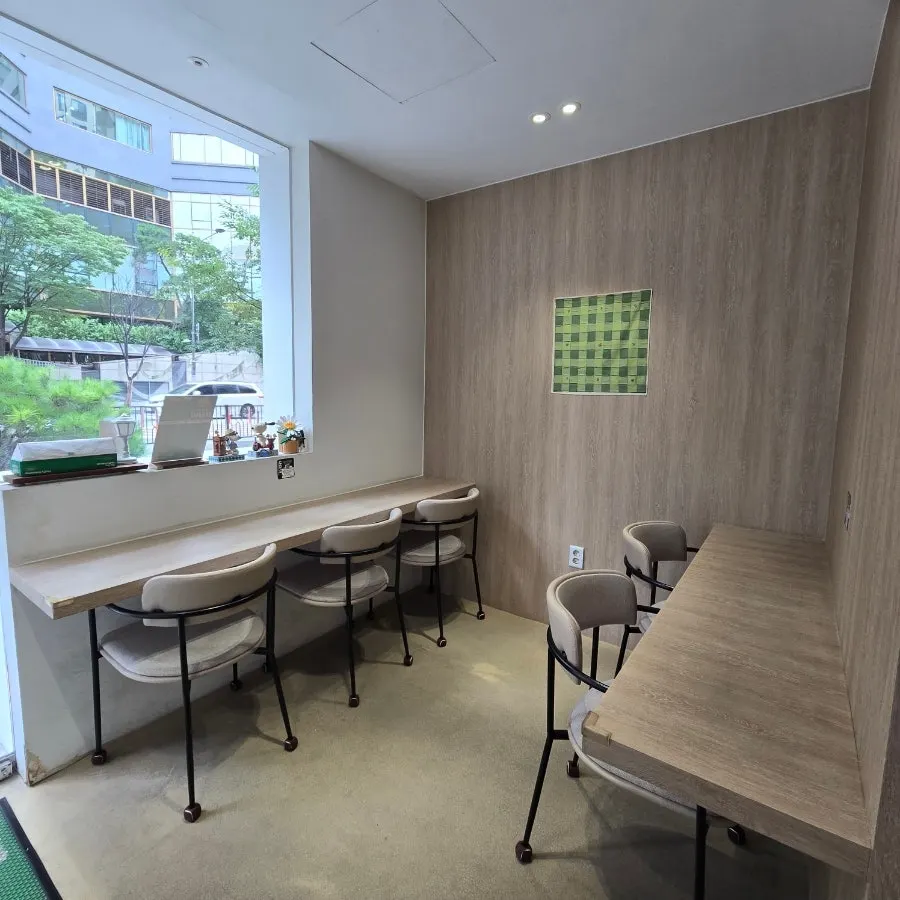 Modern café interior