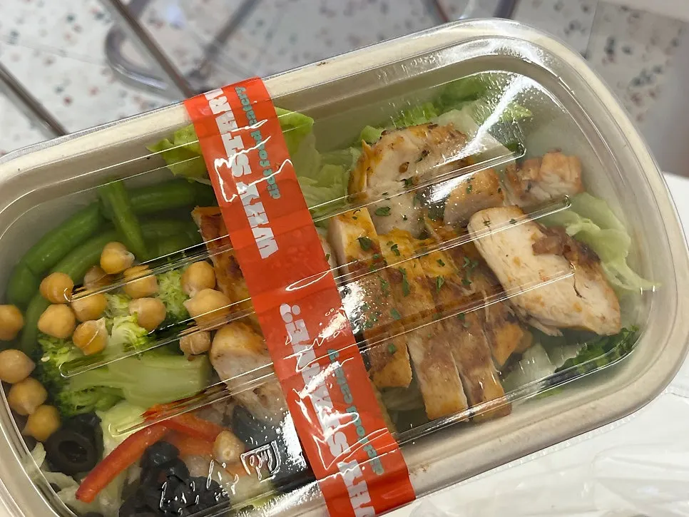 Two protein boxes opened at home