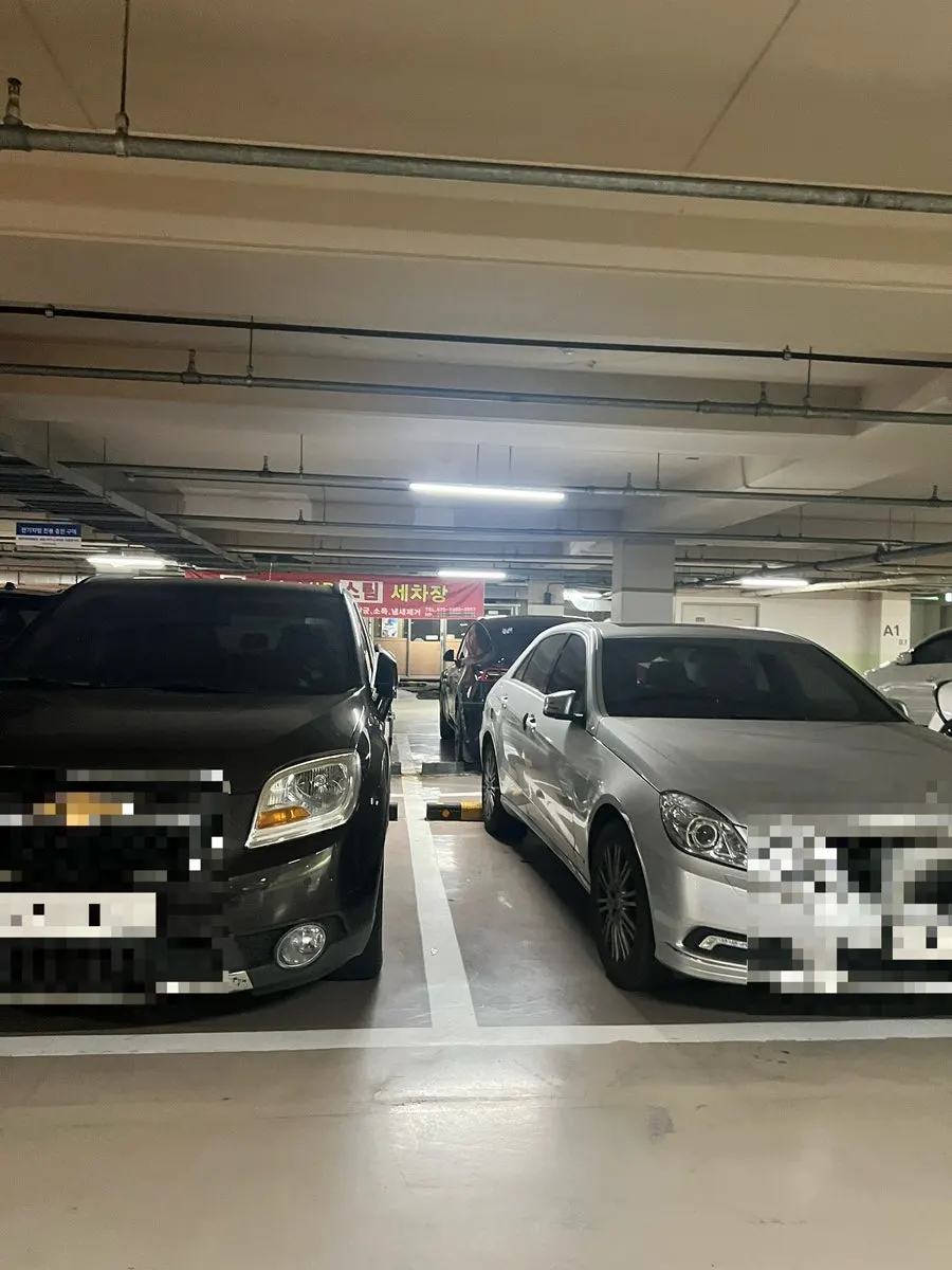 공덕 롯데캐슬 상가 주차 공간