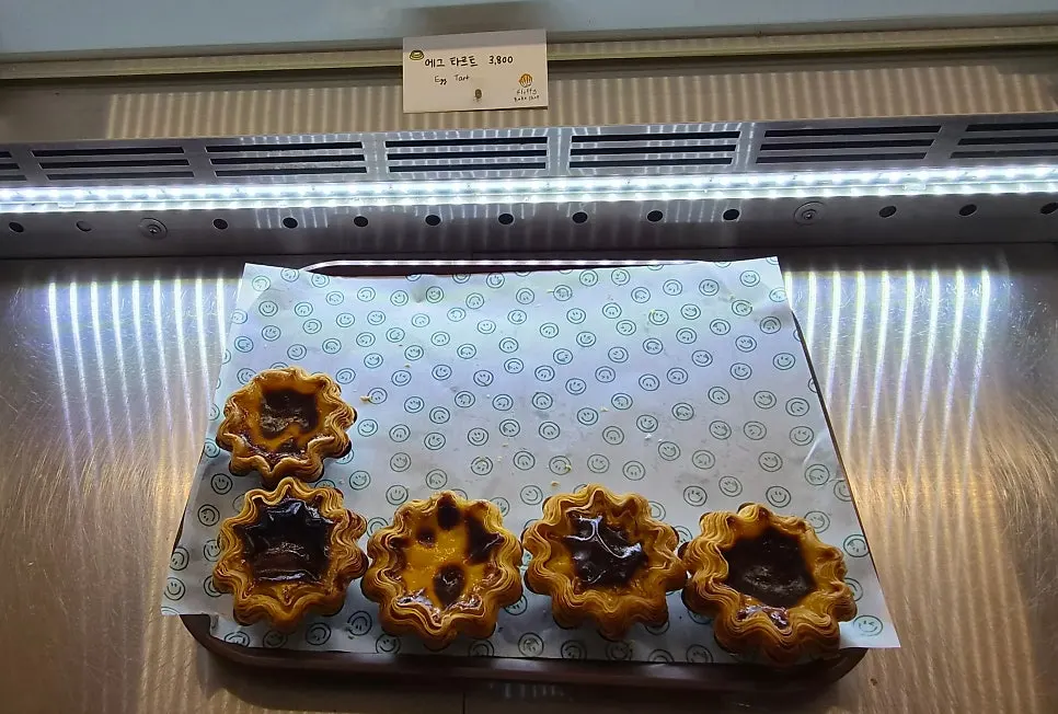 Madeleine display at the bake shop