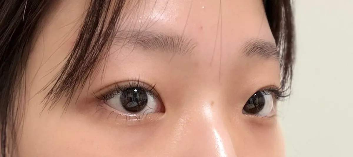 마스카라연장과 언더연장 완성 눈매