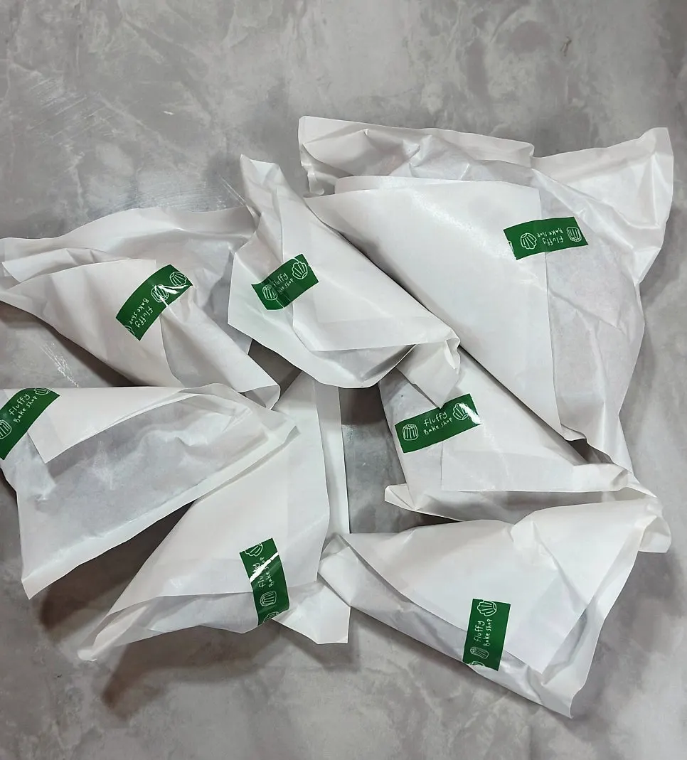 Desserts individually wrapped