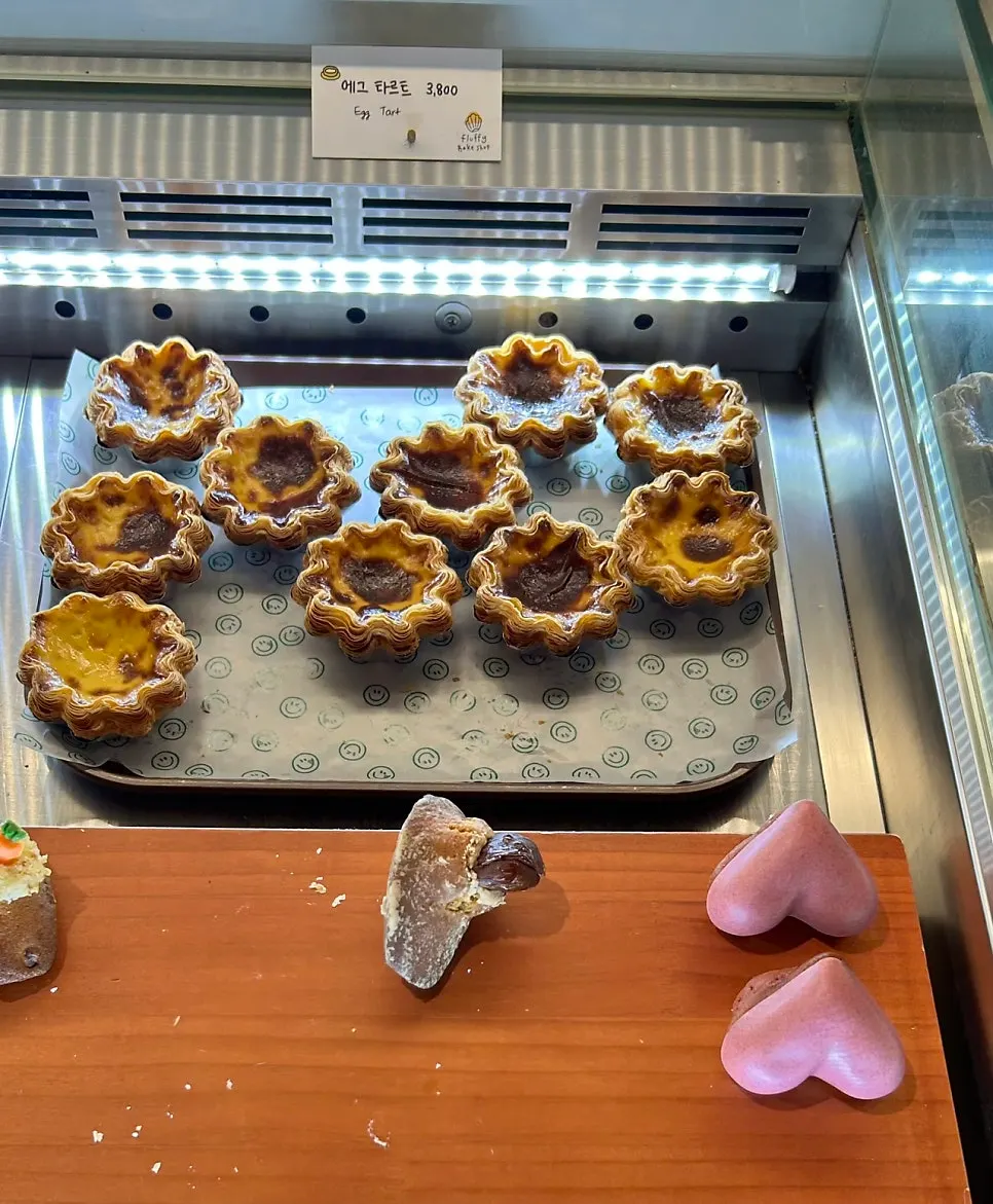 Selection of baked treats at Fluffy Bake Shop