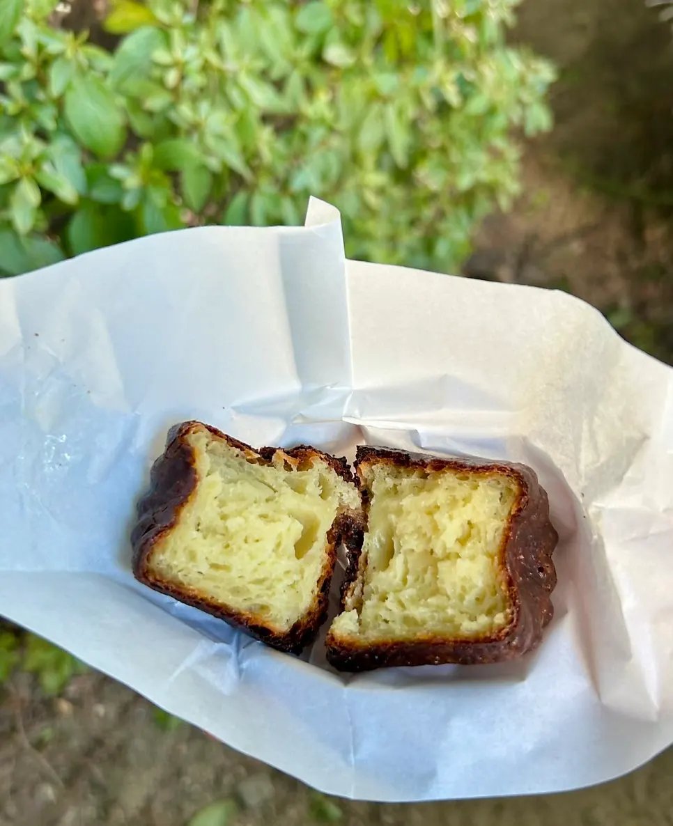 Packaged canelés from Fluffy Bake Shop