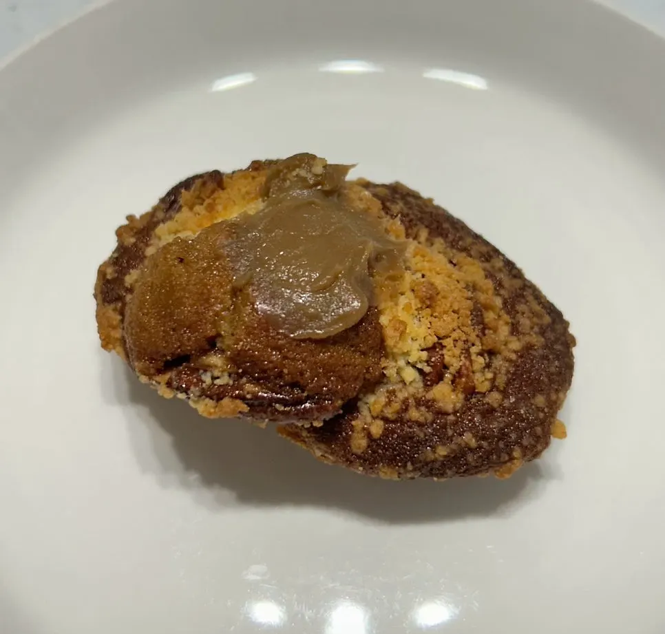 Espresso pecan madeleine