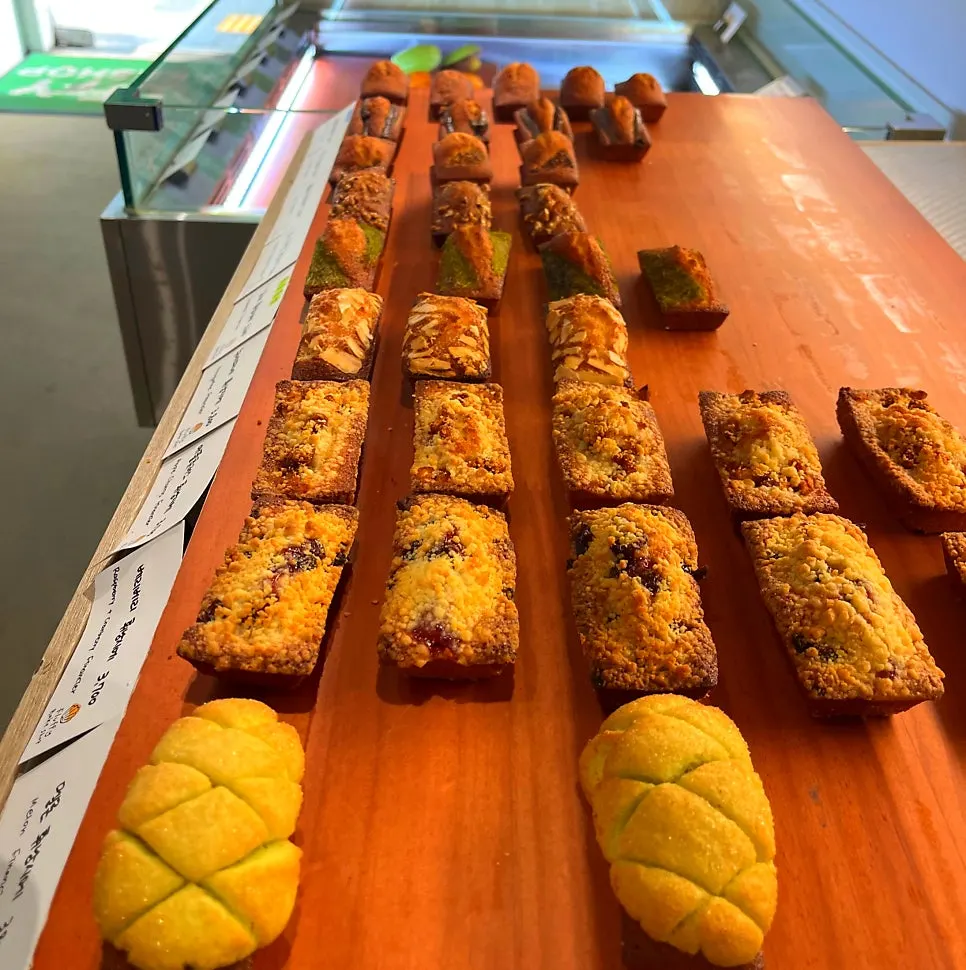 Close-up of baked goods made with Lescure butter