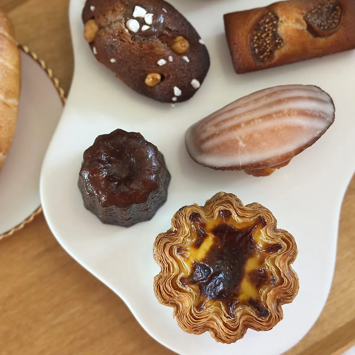 Square photo of an assortment of Fluffy Bake Shop pastries
