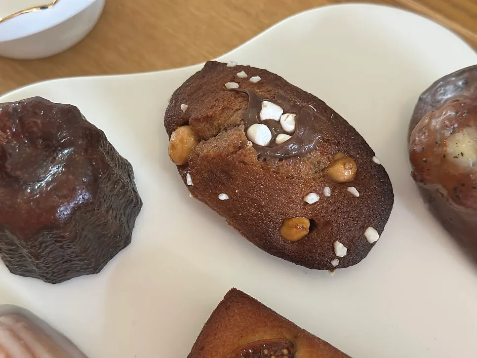 Close-up of assorted pastries