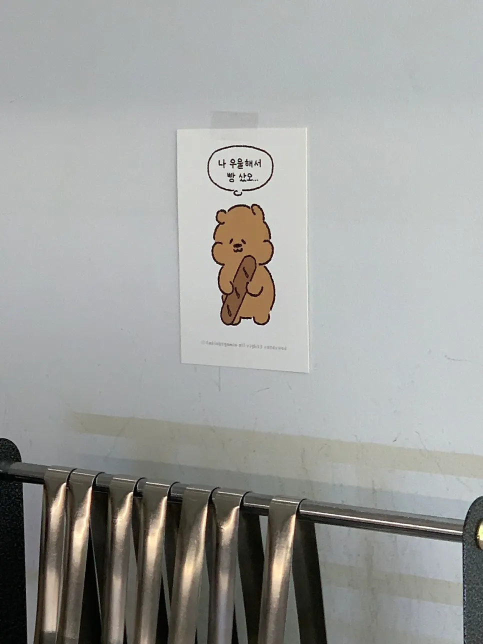 Dessert posters placed around the store