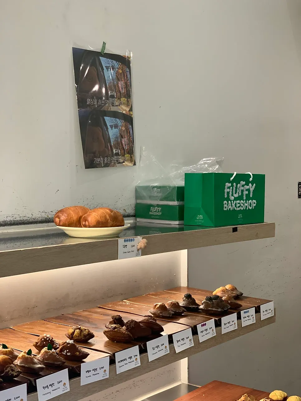 Showcase filled with baked goods
