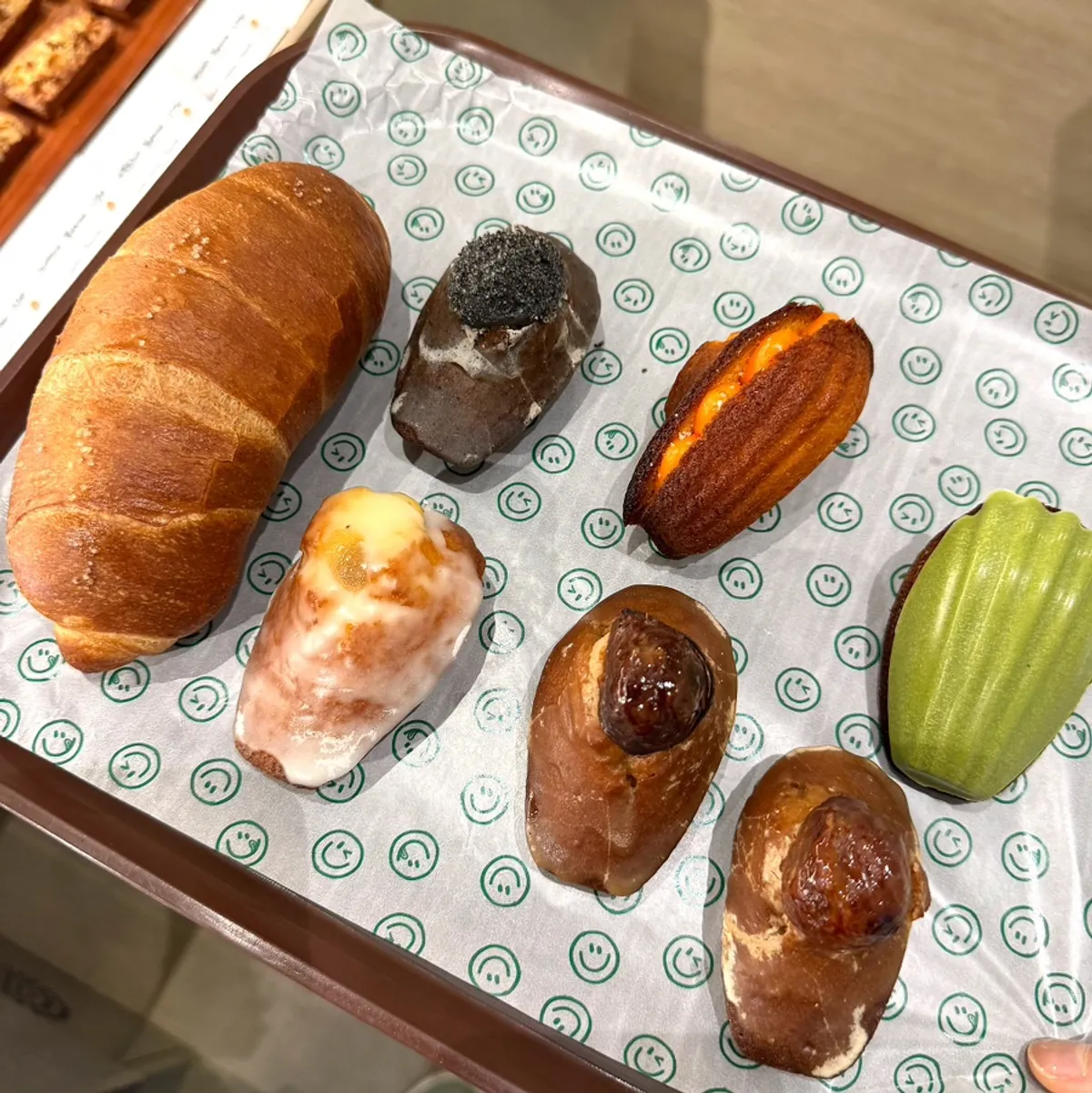Salt bread and madeleines from Fluffy Bake Shop