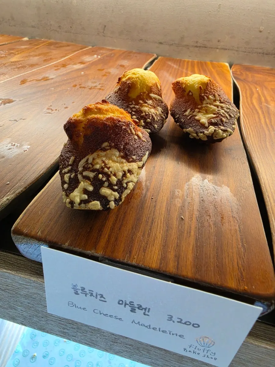 An assortment of baked goods on display