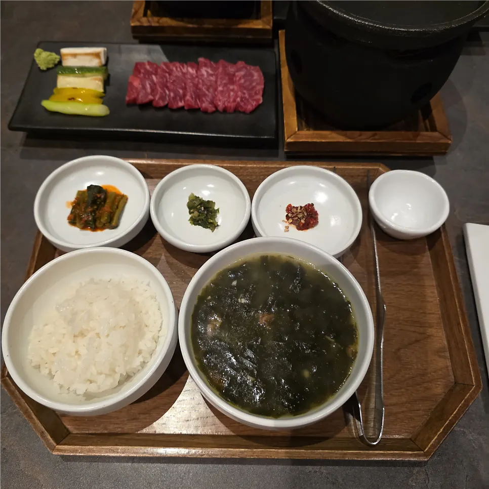 개인화로에 구운 한우 등심