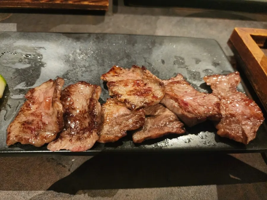 Grilled Hanwoo sirloin