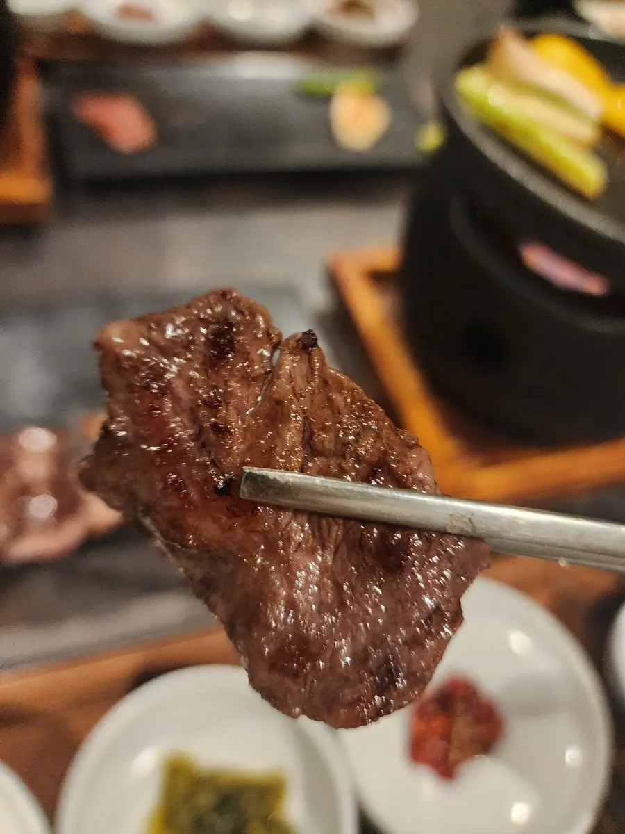 Juicy Hanwoo sirloin