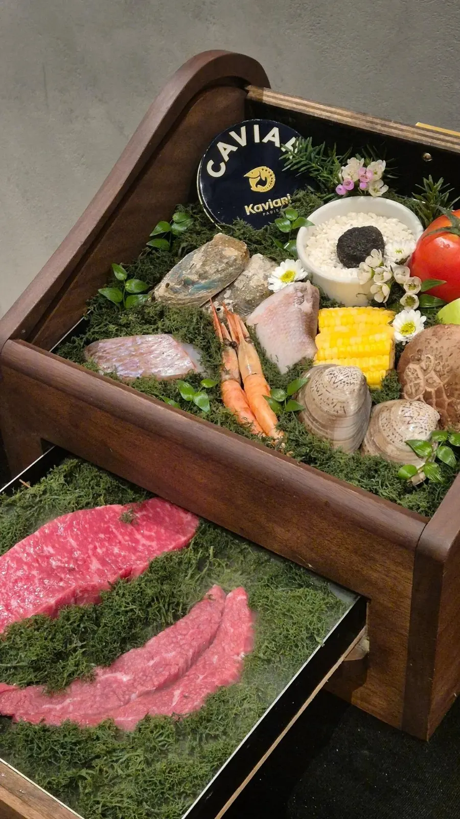 Lunch-course ingredients