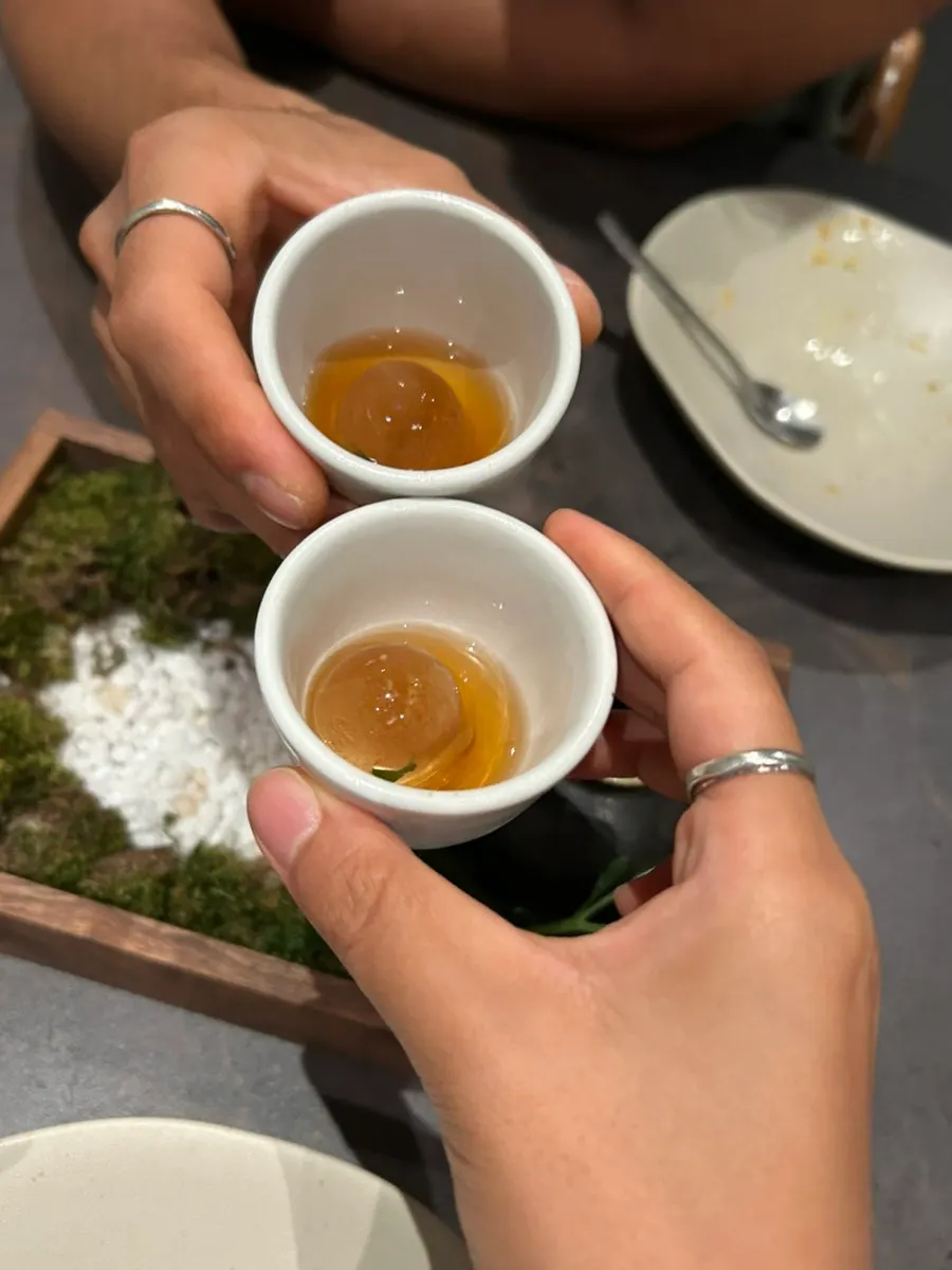 마무리로 나온 시원한 차