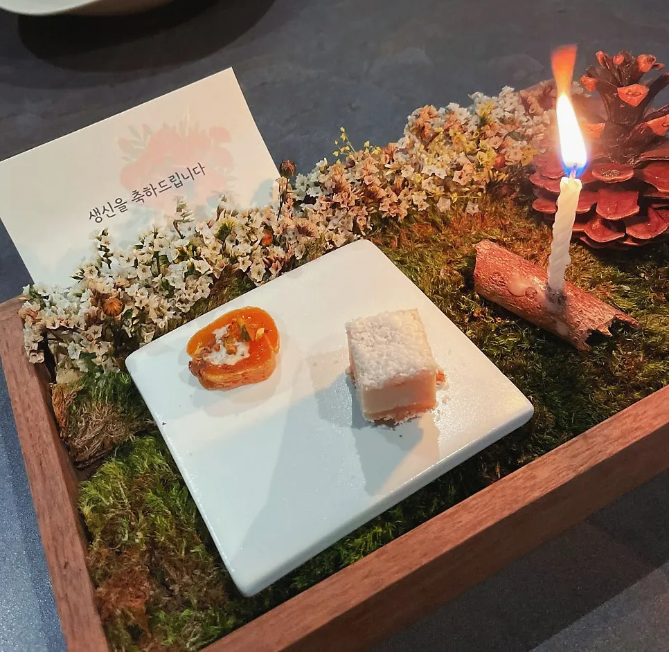 Plate of treats served as part of the anniversary service