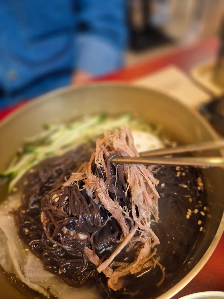 홍두깨물냉면과 홍두깨살