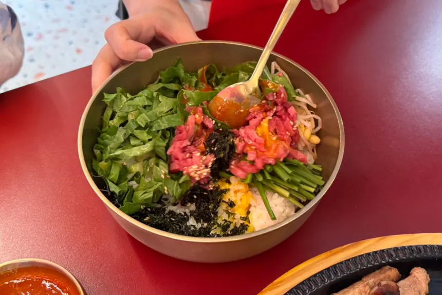 Meal at Horangi Gotgan near Gongdeok Station