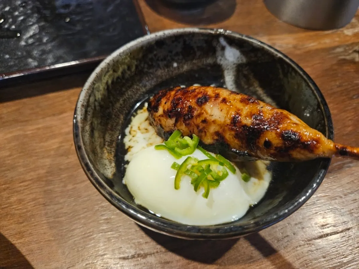 Negima skewer with chicken and green onion