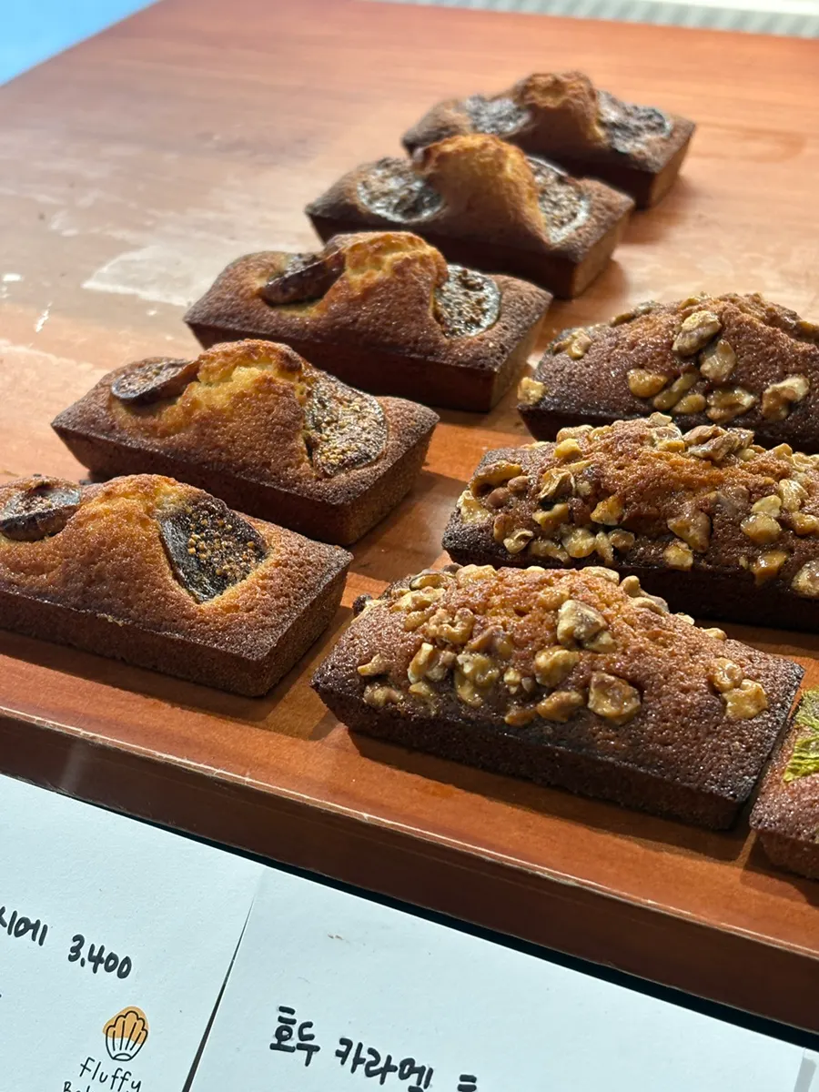 Close-up of cute-shaped madeleines