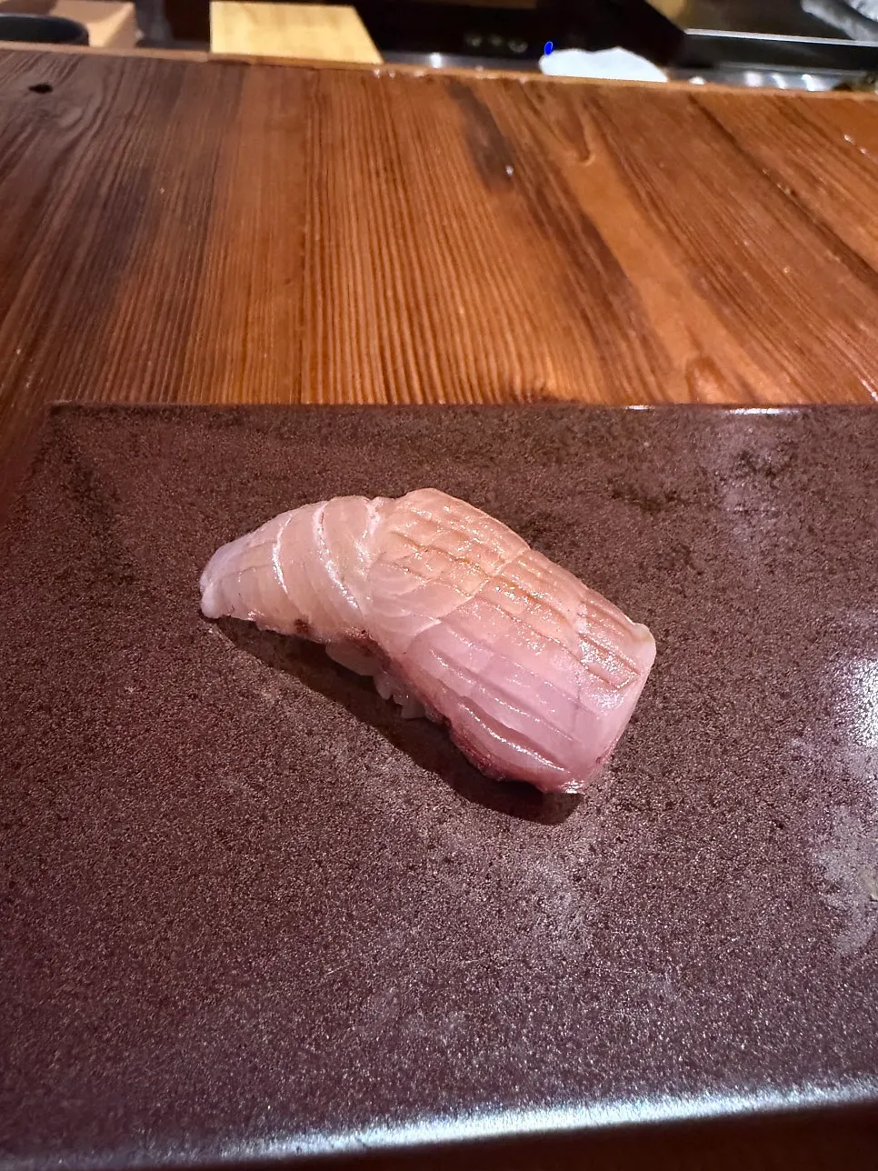 Blue-backed fish neta sushi
