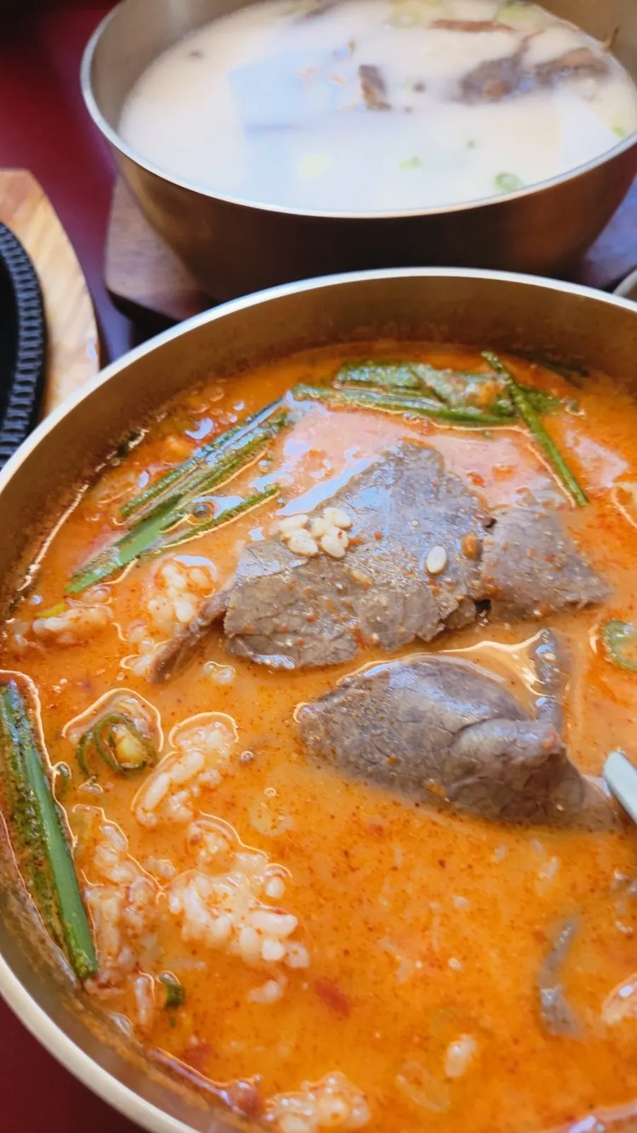 Red-broth tripe sagolbap