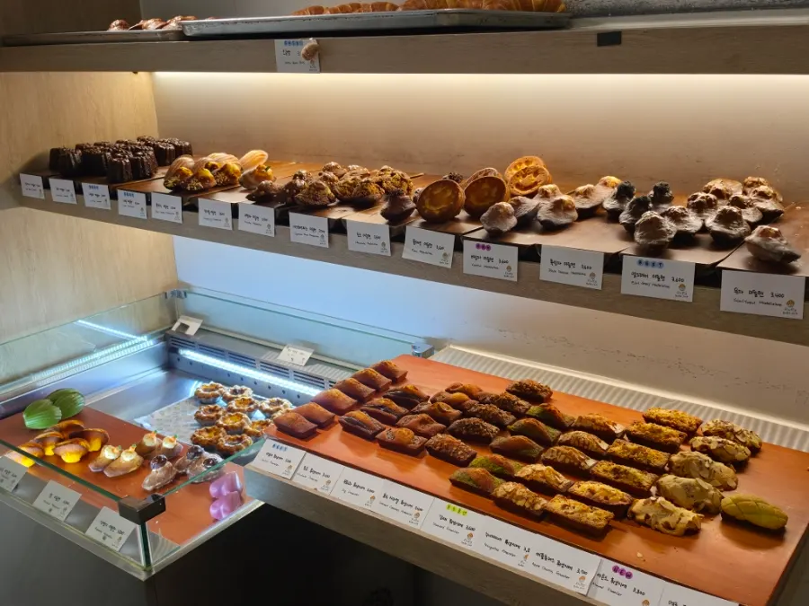 A variety of baked goods at Fluffy Bake Shop