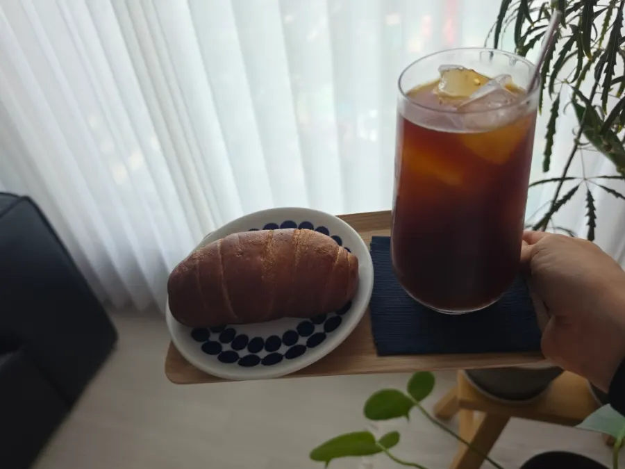 Cross-section of a bitten salt bread