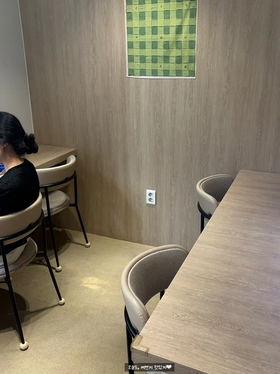 The cozy, small interior of Fluffy Bake Shop
