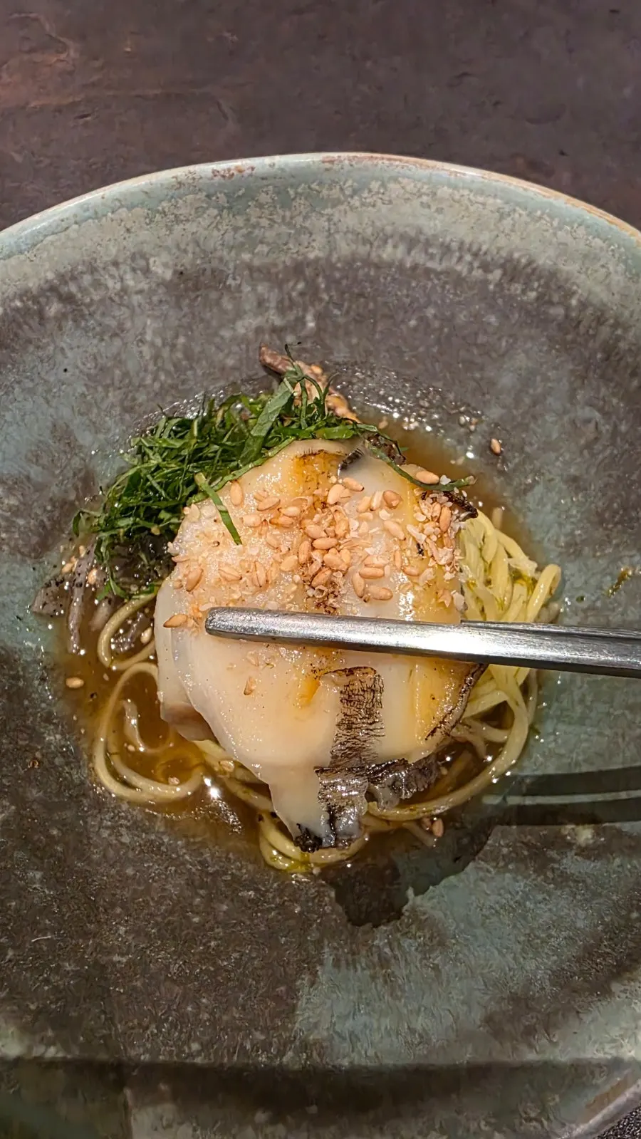 Gardenia noodle dish before mixing with sauce