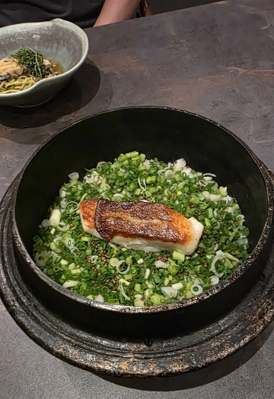 Finished pot rice before mixing