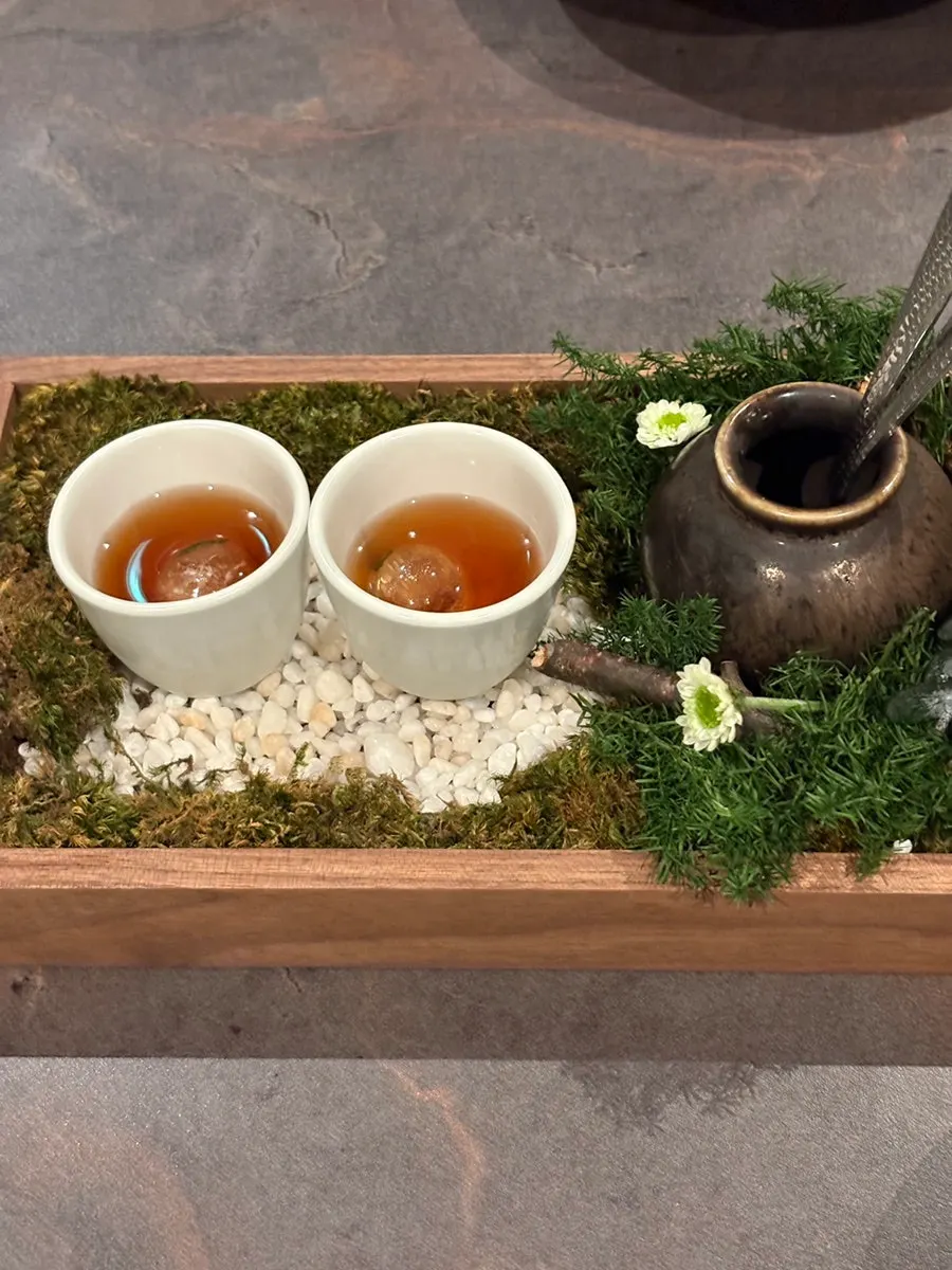 500-day anniversary dessert plate