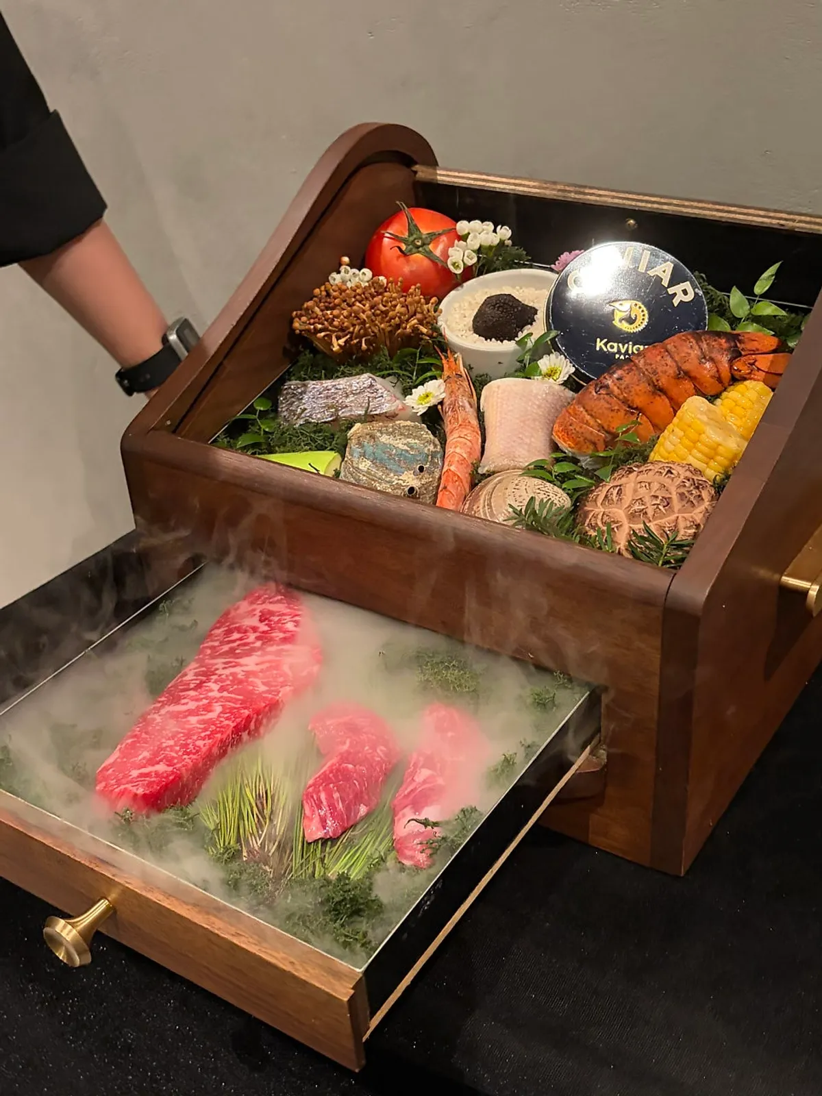 공덕 룸식당 우수의 한우 코스 상차림
