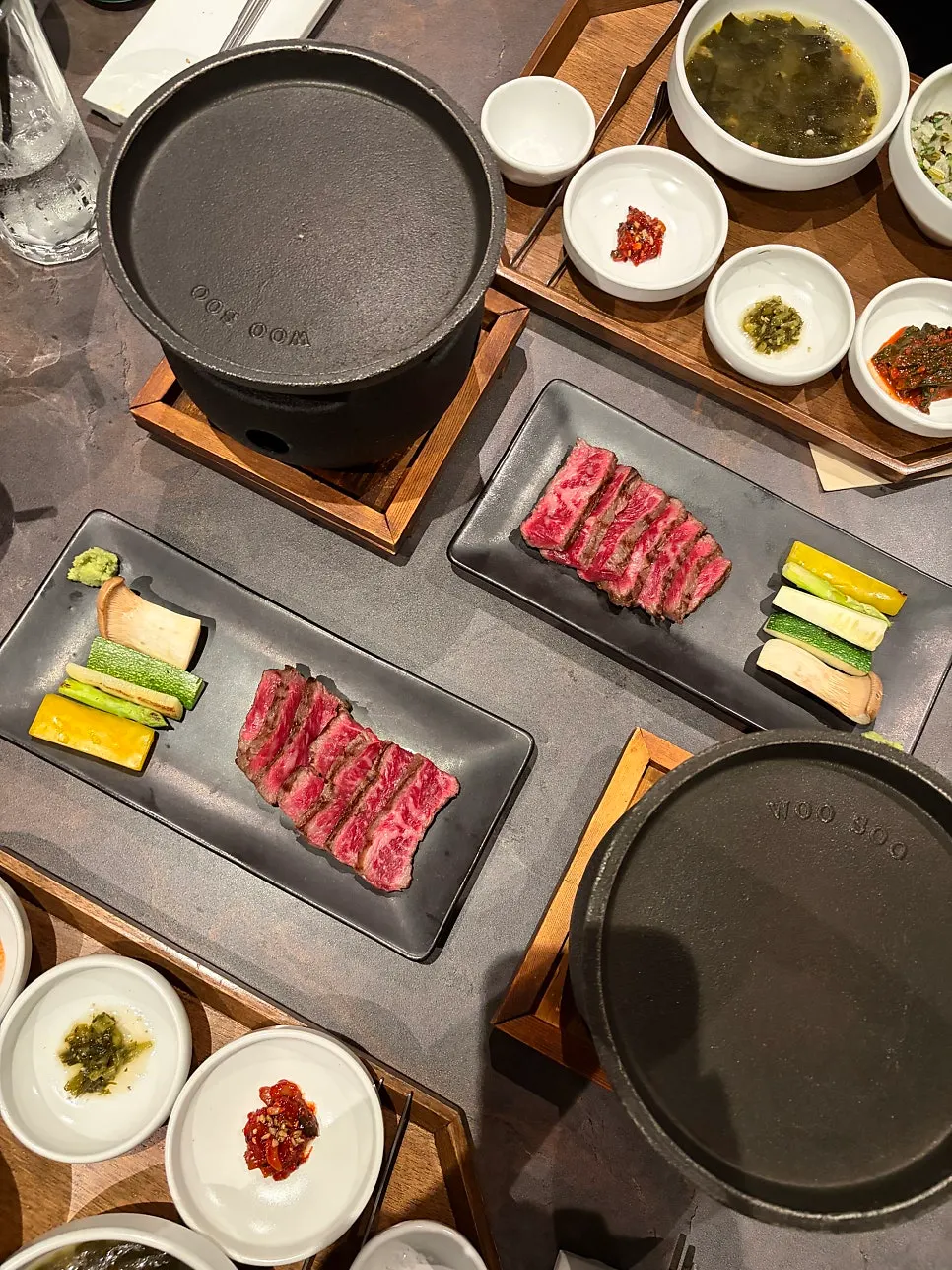 우수 프라이빗 룸의 톤다운된 분위기