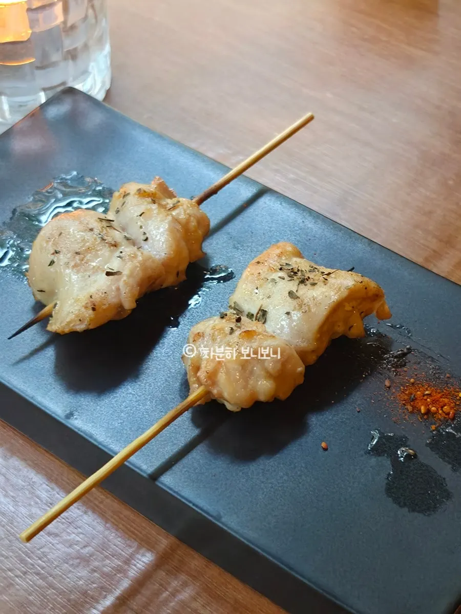 單點加點的松露雞腿肉串