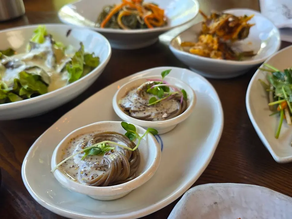 Eggplant and rice cake stir-fry side dish