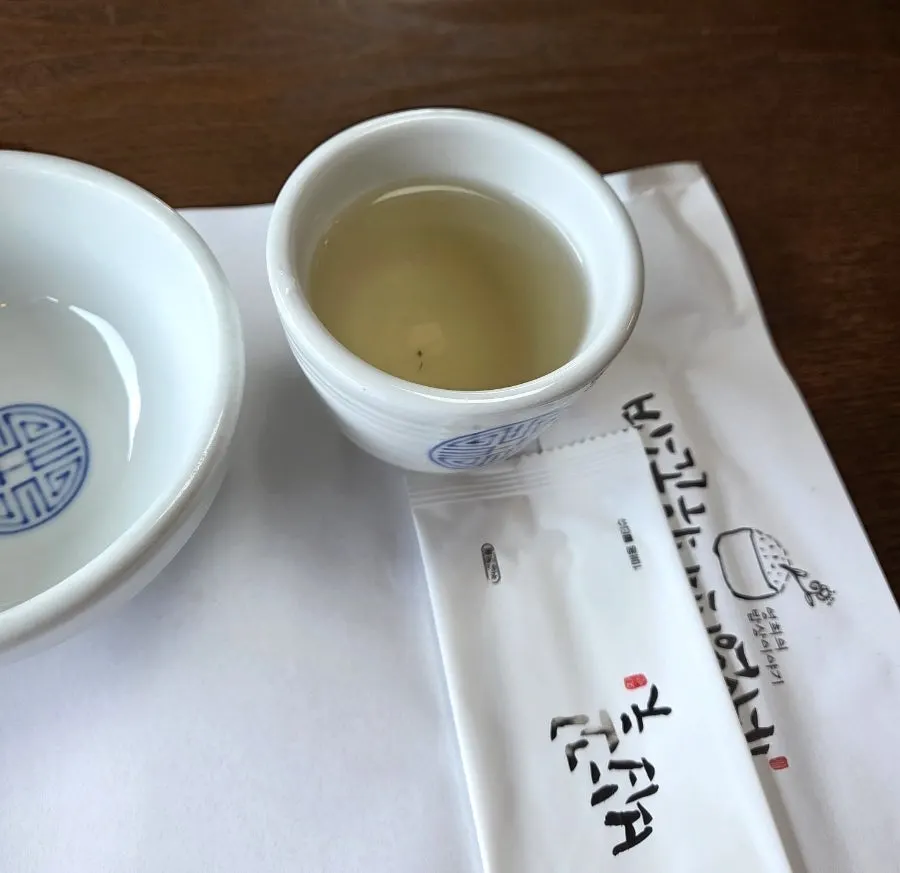 Menu guide for Korean set meals