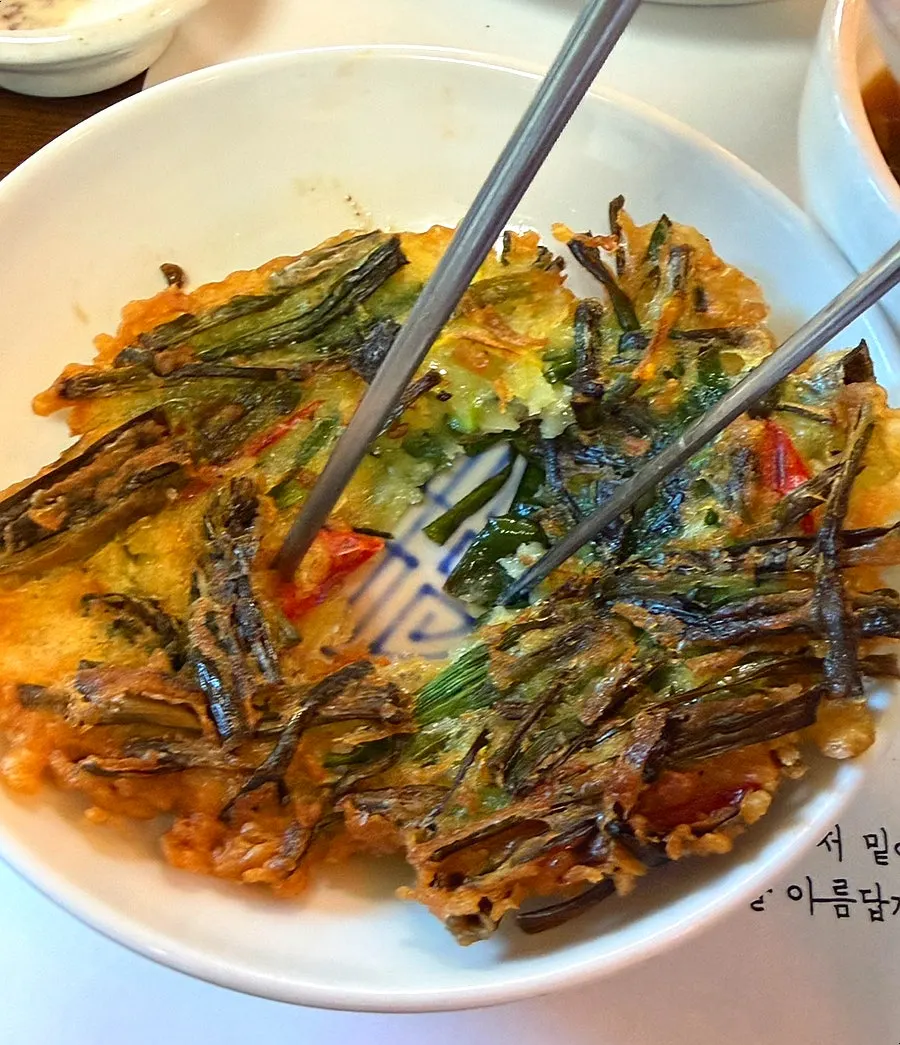 Table filled with hanjeongsik side dishes