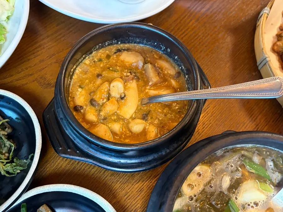 Accompanying side dish for a Korean set meal