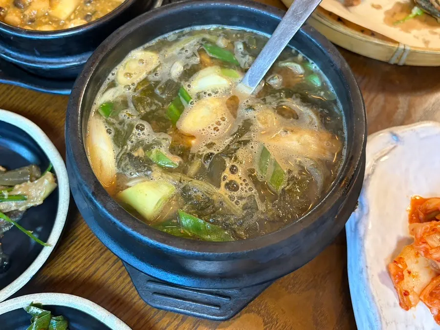Accompaniment in the Korean set-meal spread