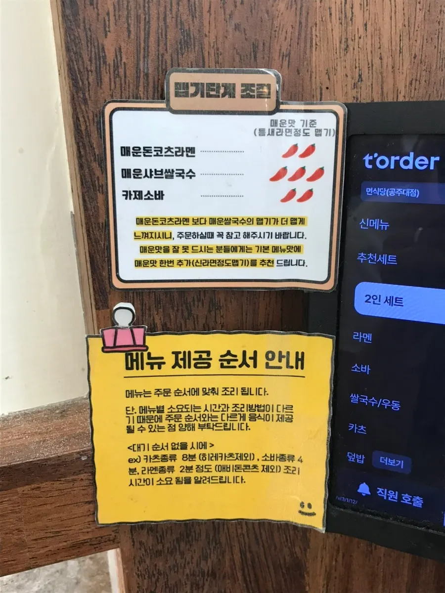 Spice-level adjustment information