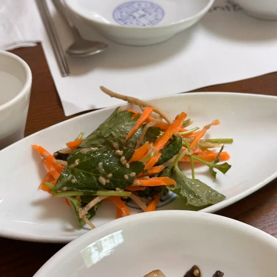 Seaweed and ssamjang accompaniment