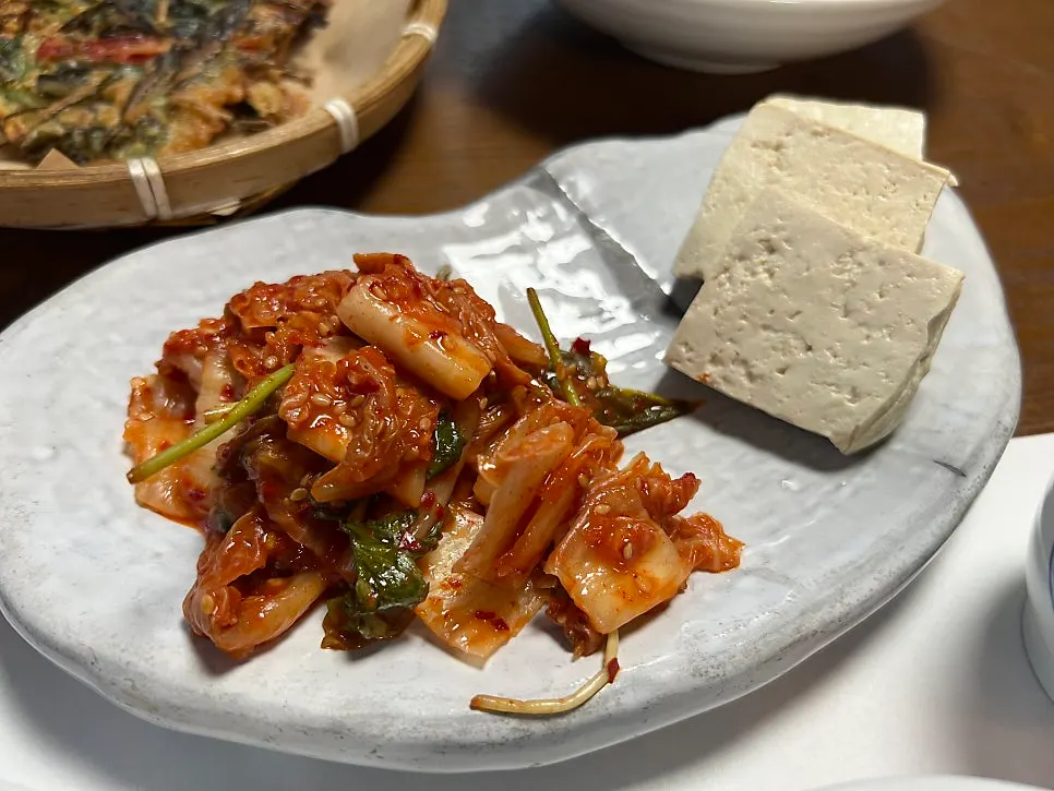 Crispy fried vegetable pancake