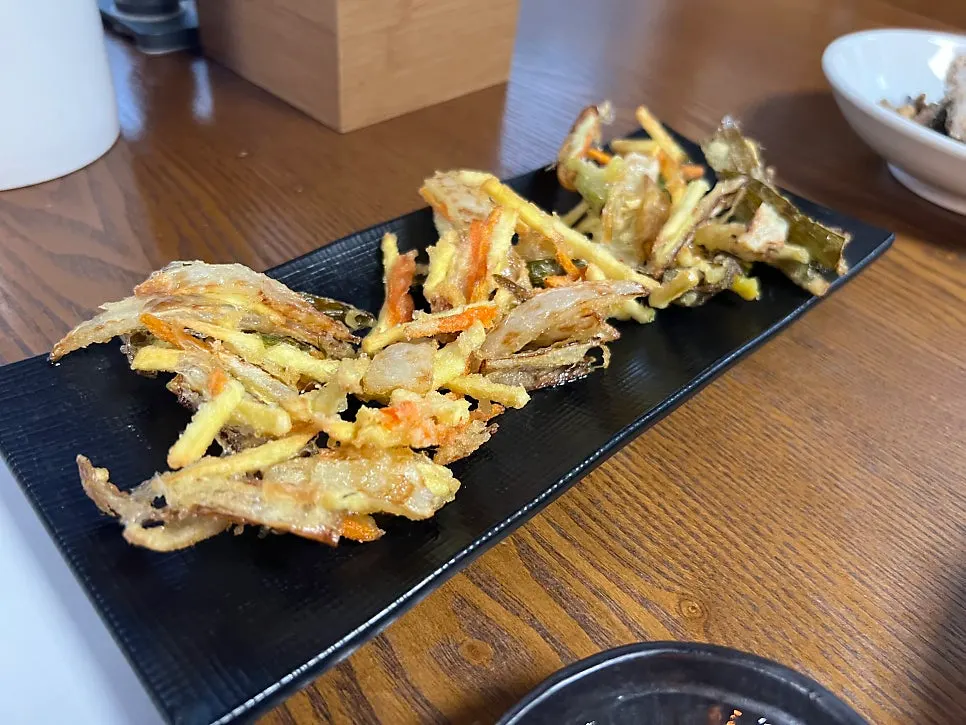 Side dishes made from local produce