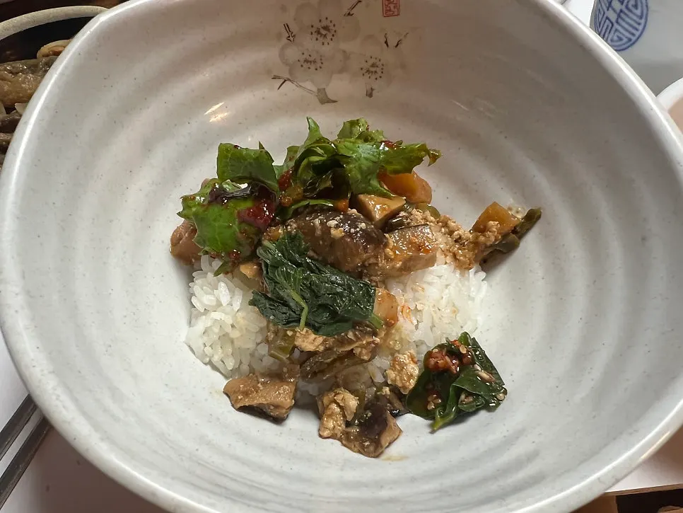 Mushroom ganjang doenjang and doenjang soup