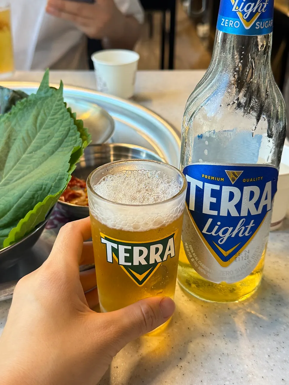 엉터리 무한대패 공릉점 마무리 상차림 세로 사진