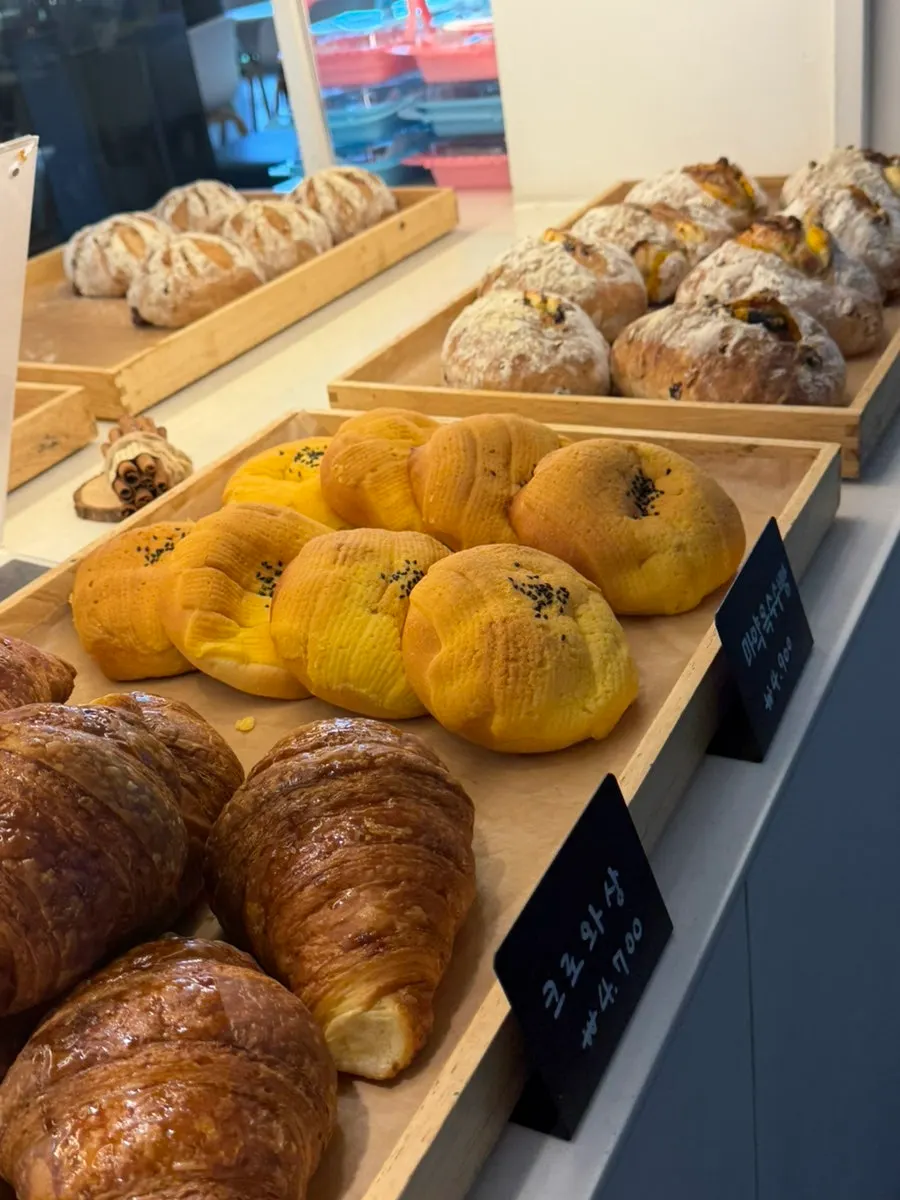 Close-up of a fruit-topped croissant