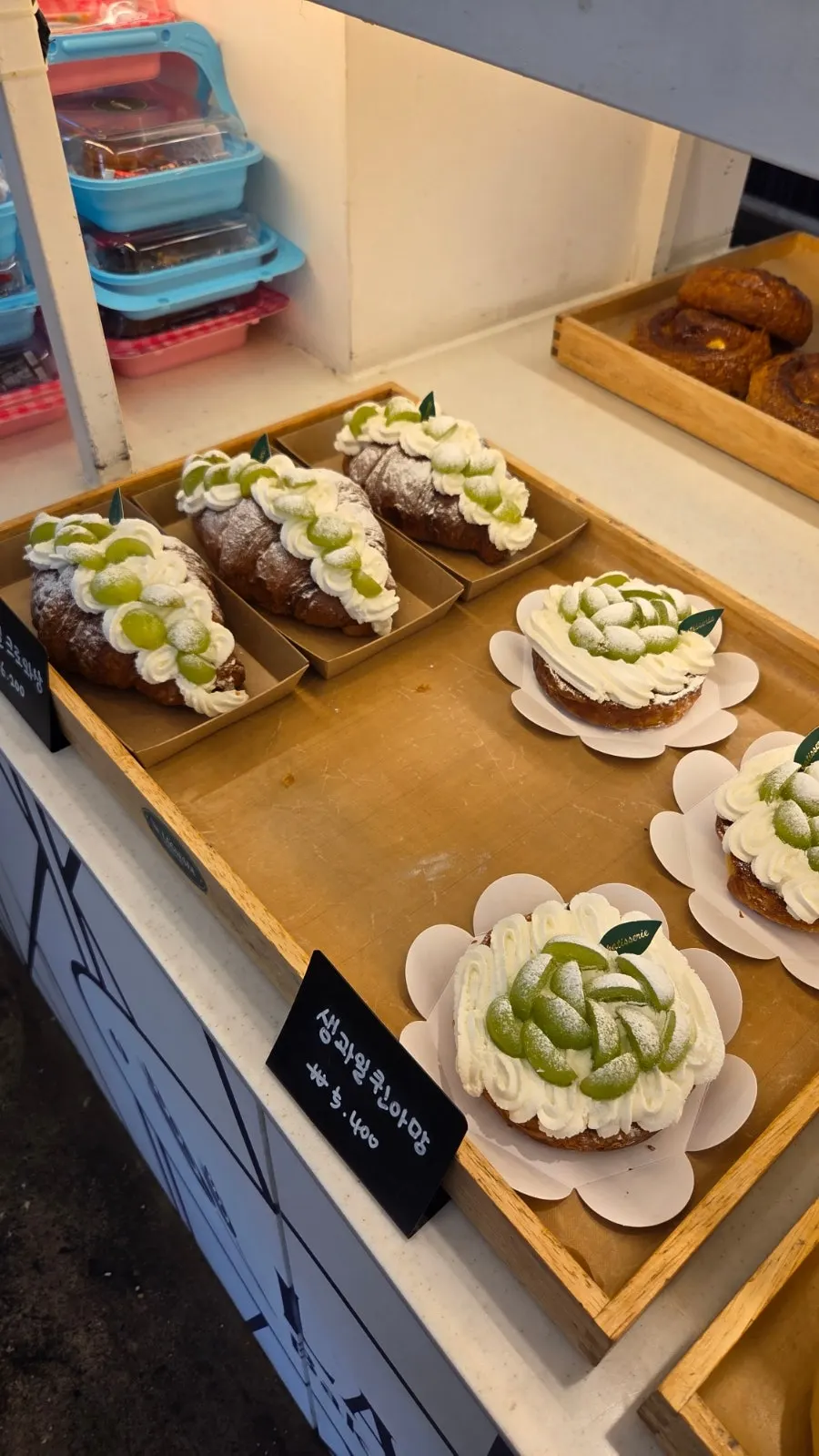 Bakery corner with various kinds of bread